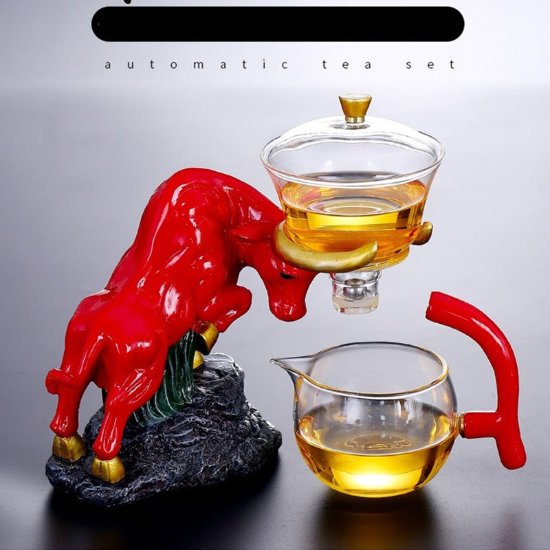 Niu Zhuan Qiankun Glass Semi-Automatic Tea Maker