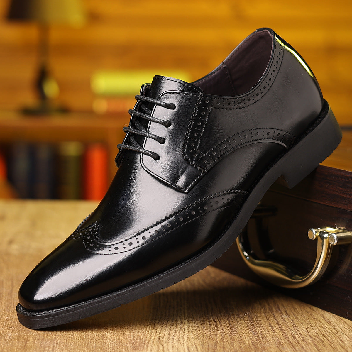 Men's Soft-soled Casual Business Formal Leather Shoes