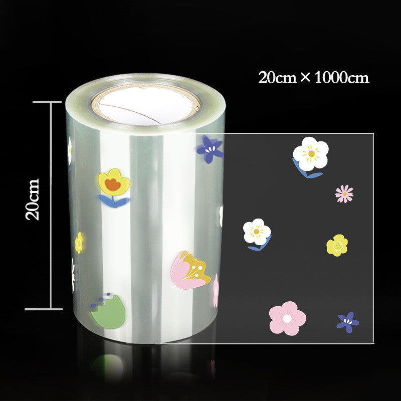 Cake transparent plastic packaging