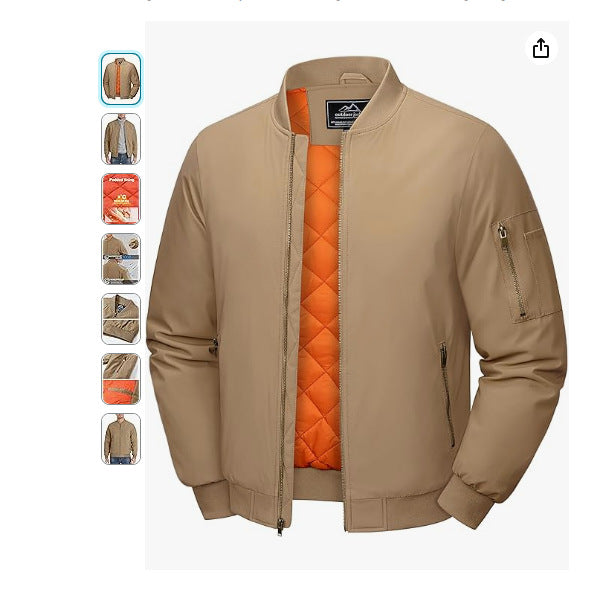 Plus-size Mens Casual Stylish And Trendy Jacket