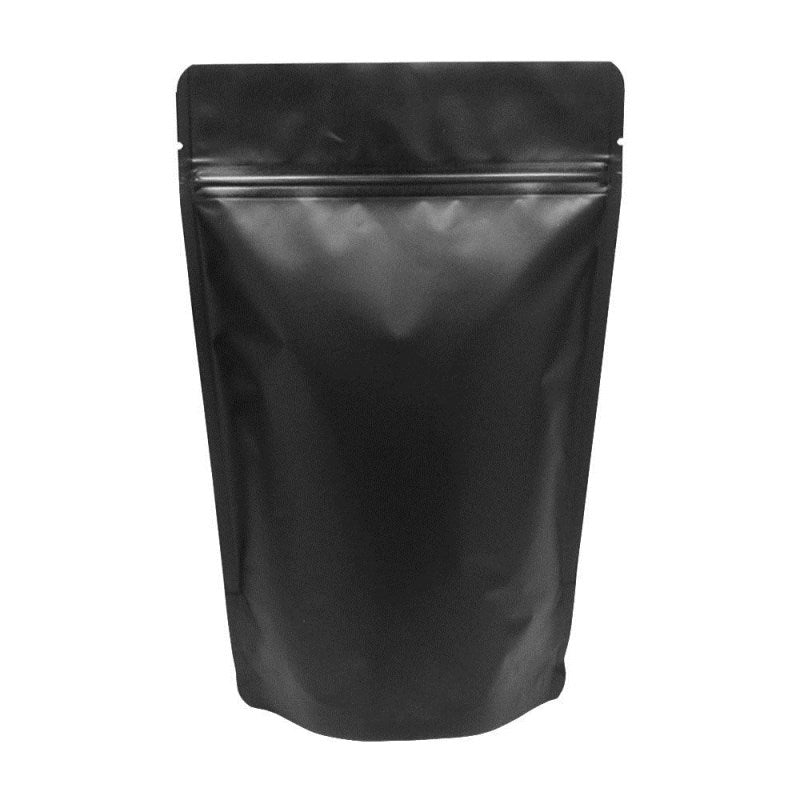 Black Zipper Bag Frosted Aluminized Ziplock Tea Bag