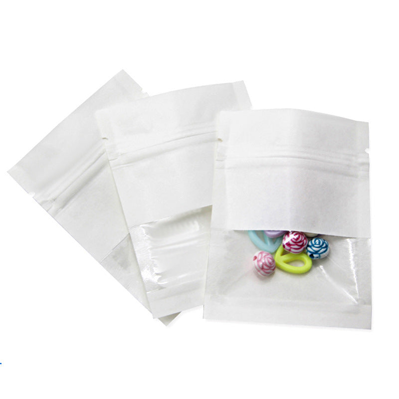 Thickened Transparent Kraft Paper Ziplock Bag