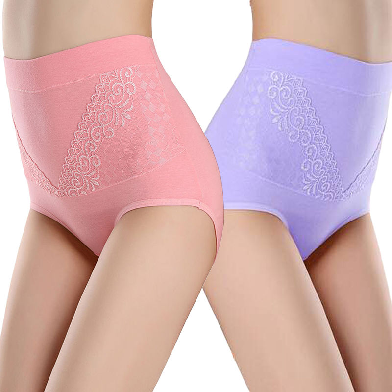 Pure cotton high waist women's panties
