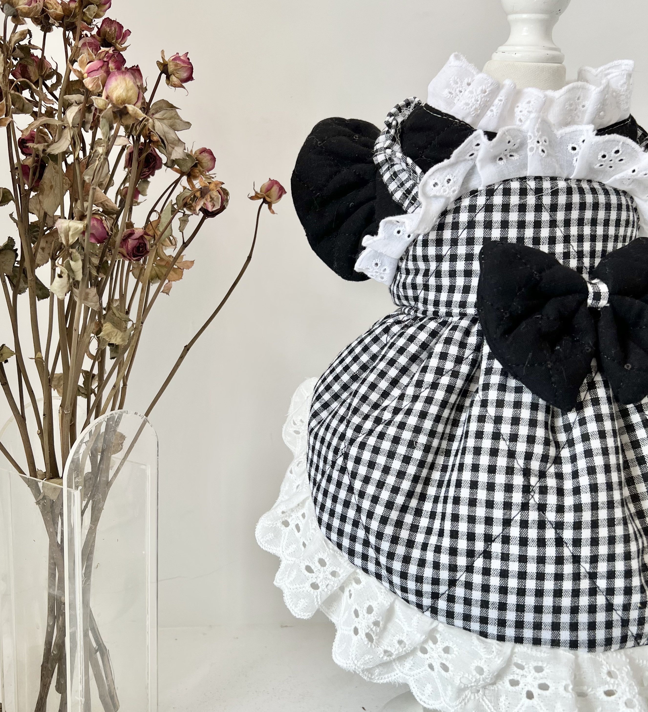 Cat's Winter Quilted Thousand Bird Ge Malzisbomi Dress