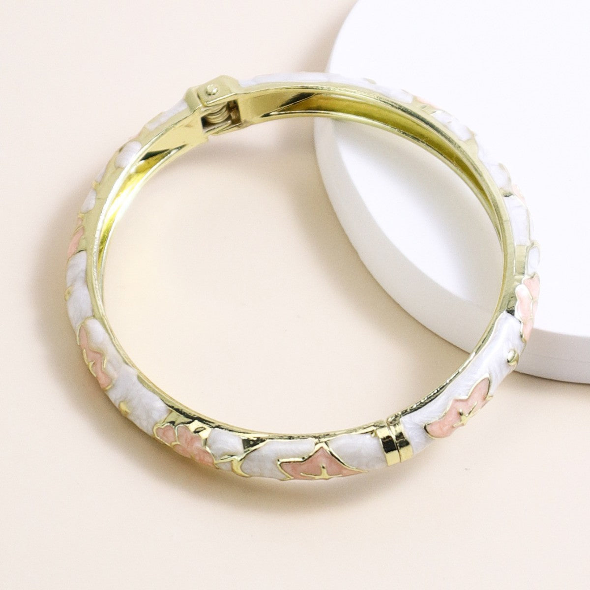 Enamel Floral Bracelet For Women