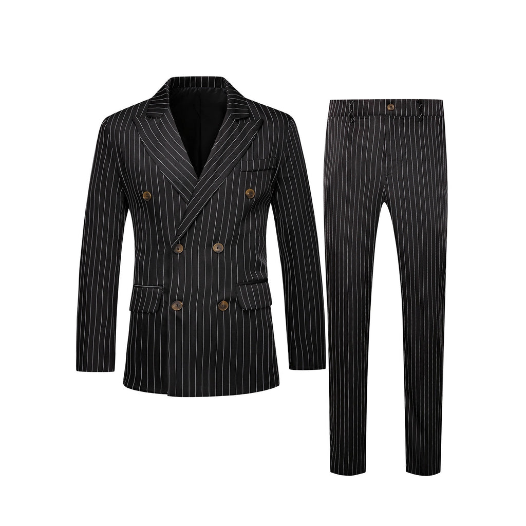 Mens Striped Business Suit Set