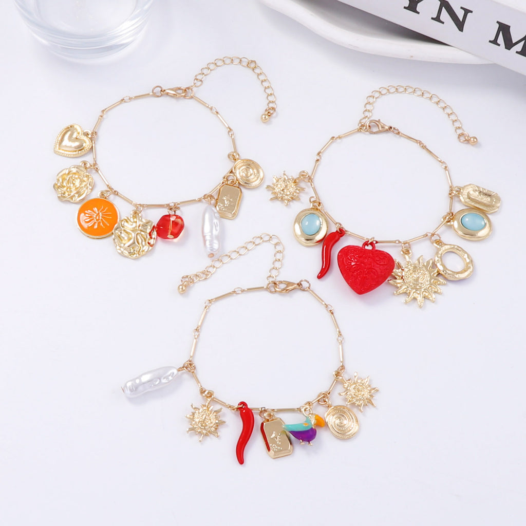 Lightweight Luxury High End Designer Multi Layer Alloy Bracelet For Women