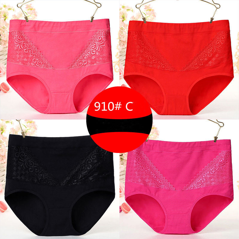 Pure cotton high waist women's panties