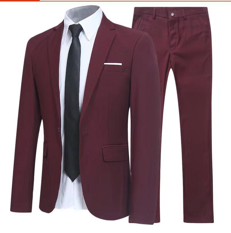 Light Business Men's Business Casual Suit