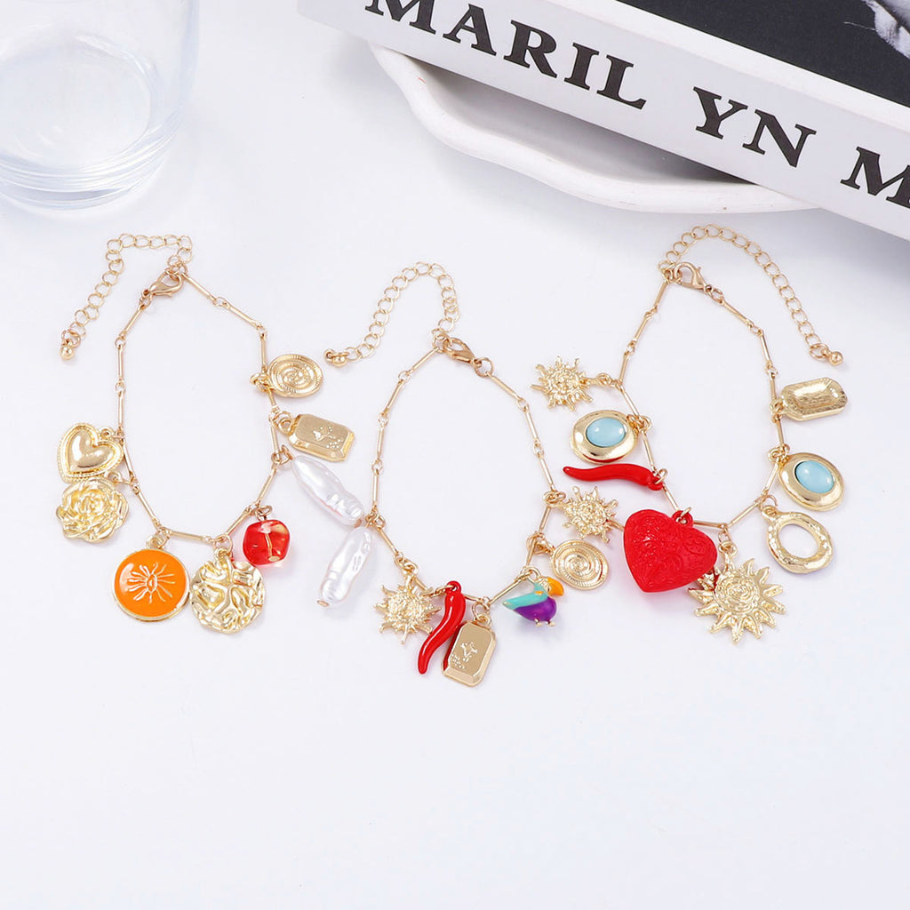 Lightweight Luxury High End Designer Multi Layer Alloy Bracelet For Women