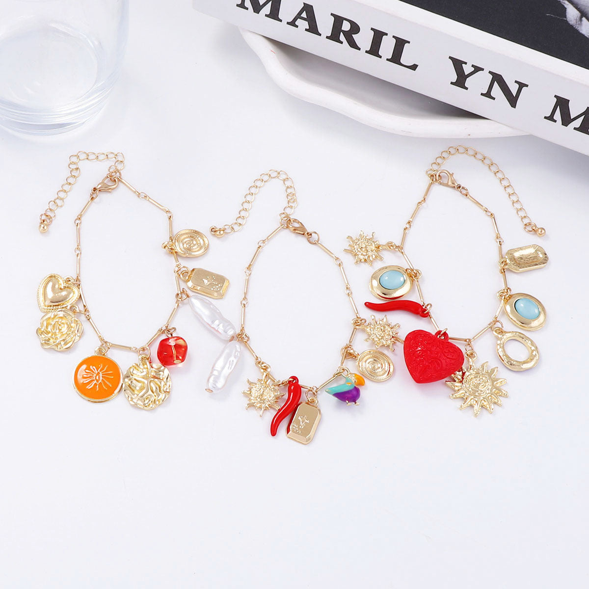 Lightweight Luxury High End Designer Multi Layer Alloy Bracelet For Women