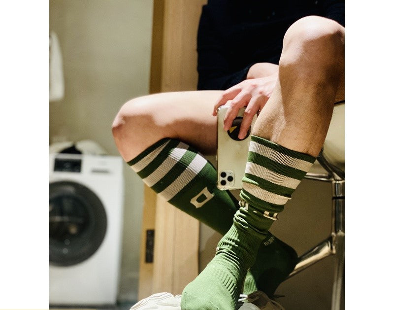 Nylon sports long tube football socks high socks