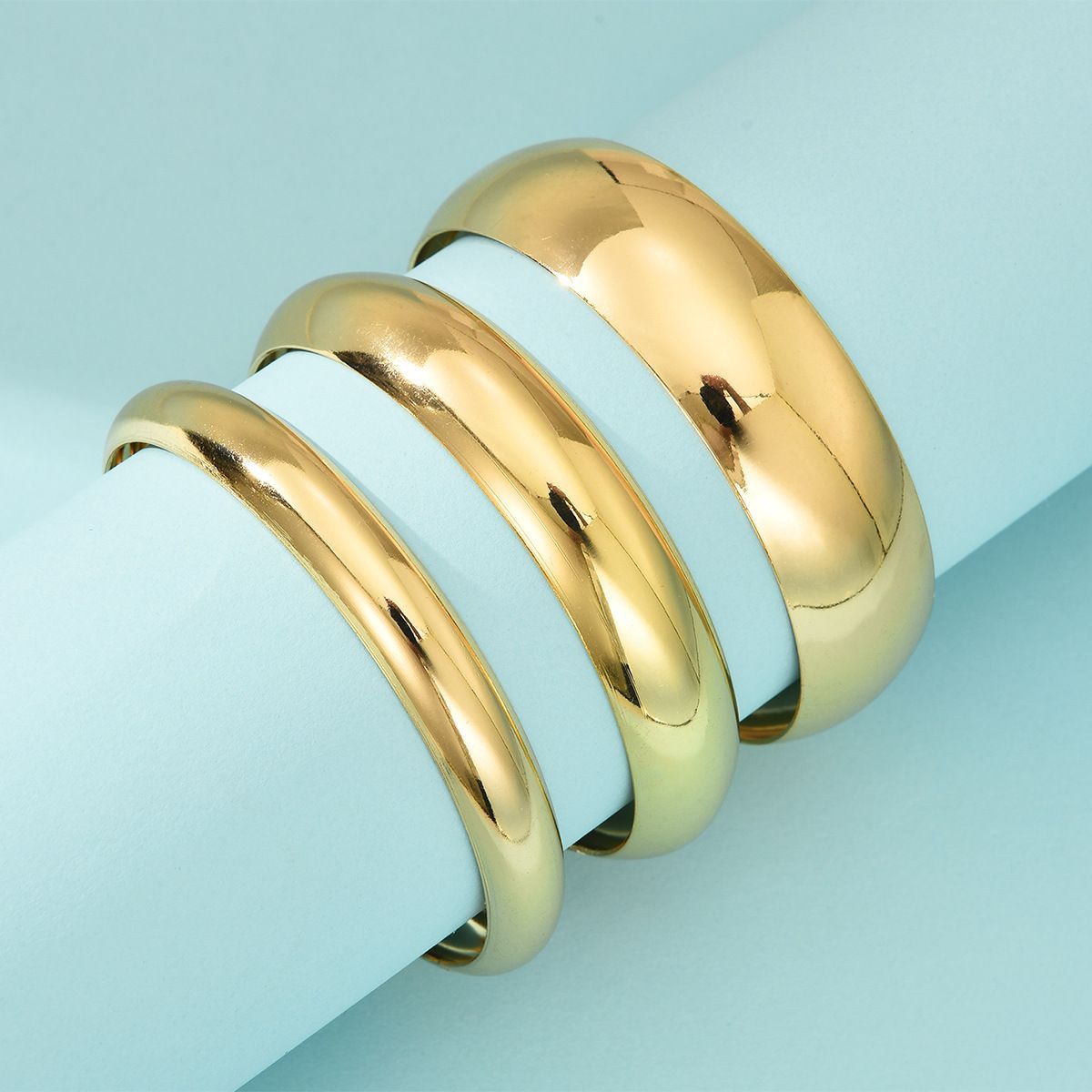 Women's Niche-style Geometric Bracelet Three-piece Set