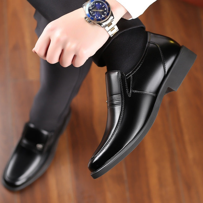 Spring Men's Leather Shoes  Plus-size