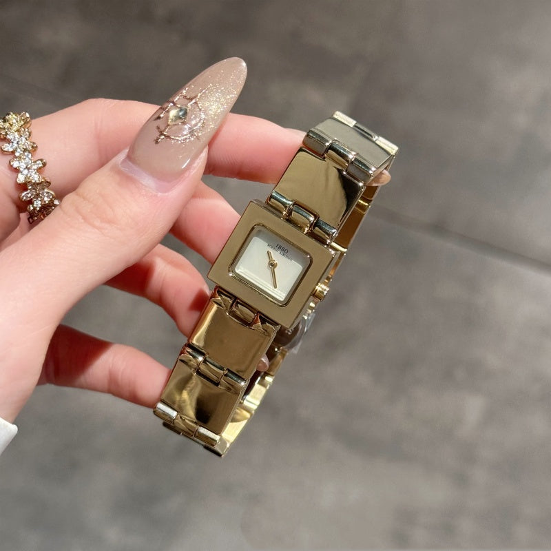 Small Square Watch Light Luxury Niche Fashionable Minimalis For Women
