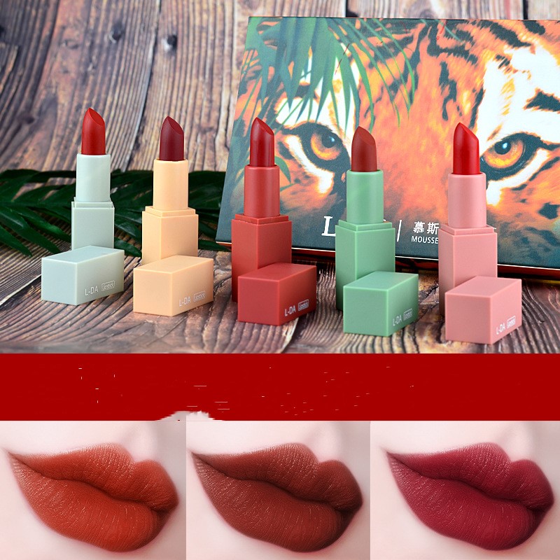 5 sets of lipstick in the same gift box