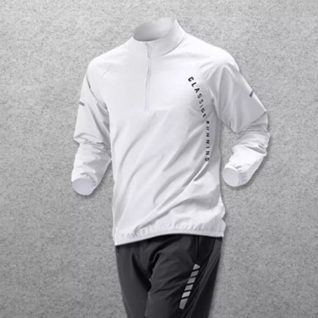 Fitness Set Men's Ice Silk Quick-dry Summer Sportswear Short Sleeve