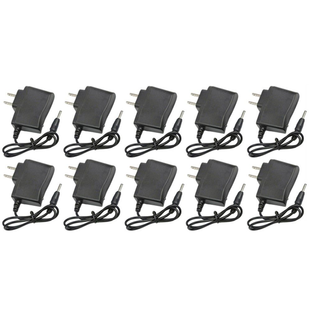10Pcs Corded Wall Charger Home Travel AC DC Charger Power Supply Adapter US Plug