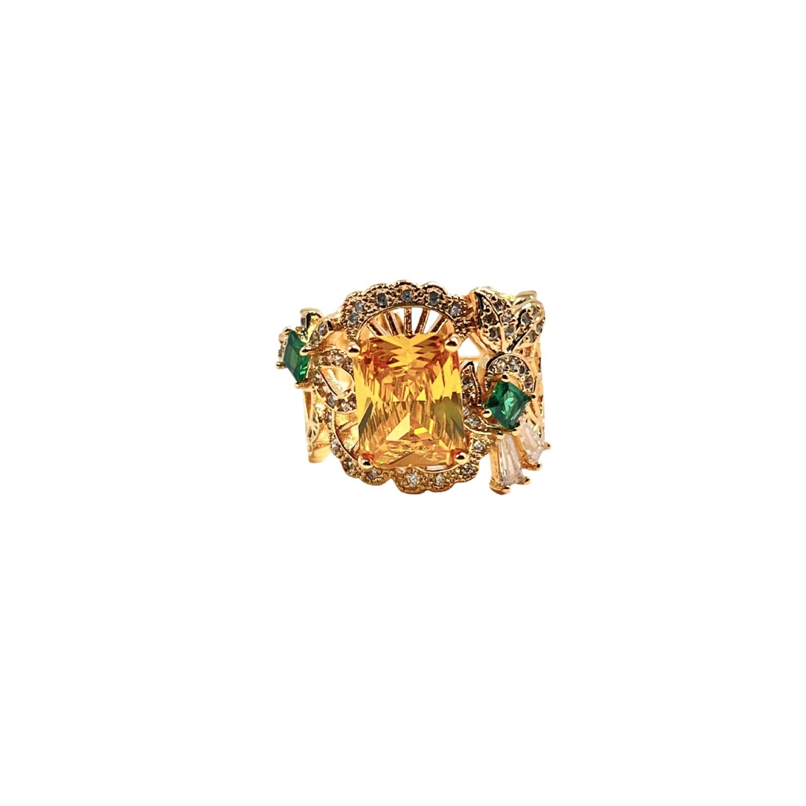 Medieval Hollowed Out Ring With A High-end And Retro Feel