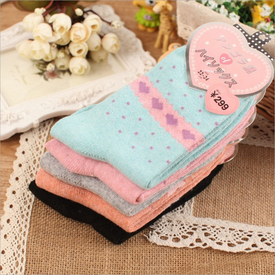 Wool socks thickened to keep warm socks