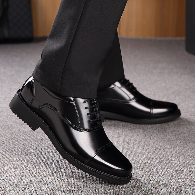 Black Business Formal Men's Leather Shoes