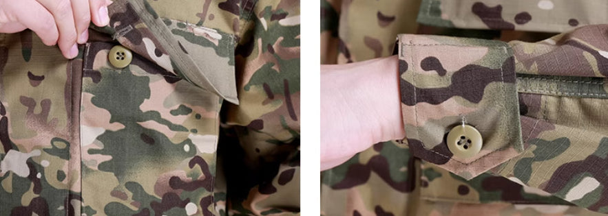 A Replica Of The American Four-color Camouflage BDU Suit Set