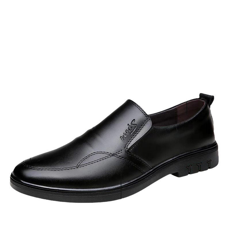 Mens Breathable Casual Business Leather Shoestrendy And Versatile