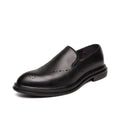 Big Size Men's Leather Shoes Slip-on Loafers