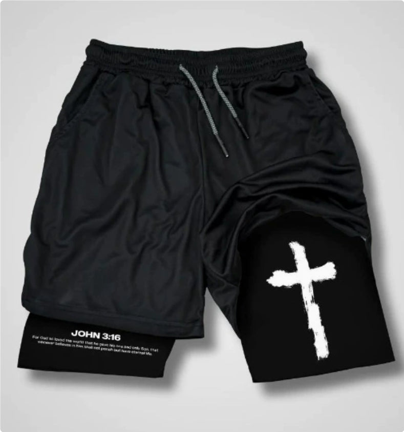 3D Digital-printed Shorts With A Double-layer Design For The Beach