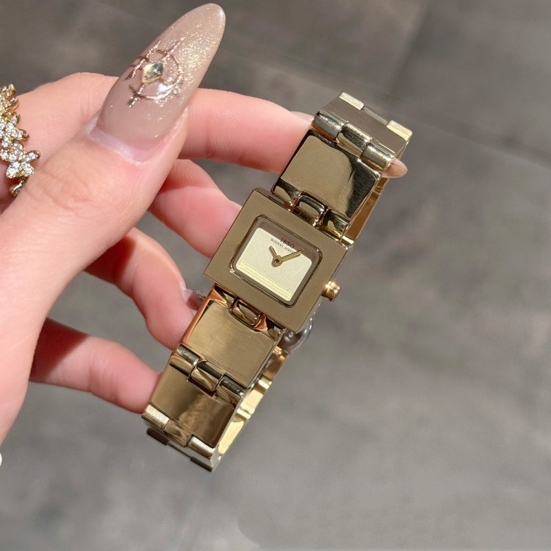 Small Square Watch Light Luxury Niche Fashionable Minimalis For Women