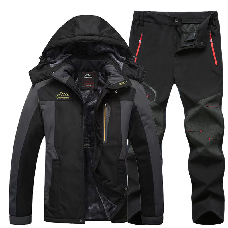 Outdoor Windproof And Frost-proof Men's Windproof Jacket Set
