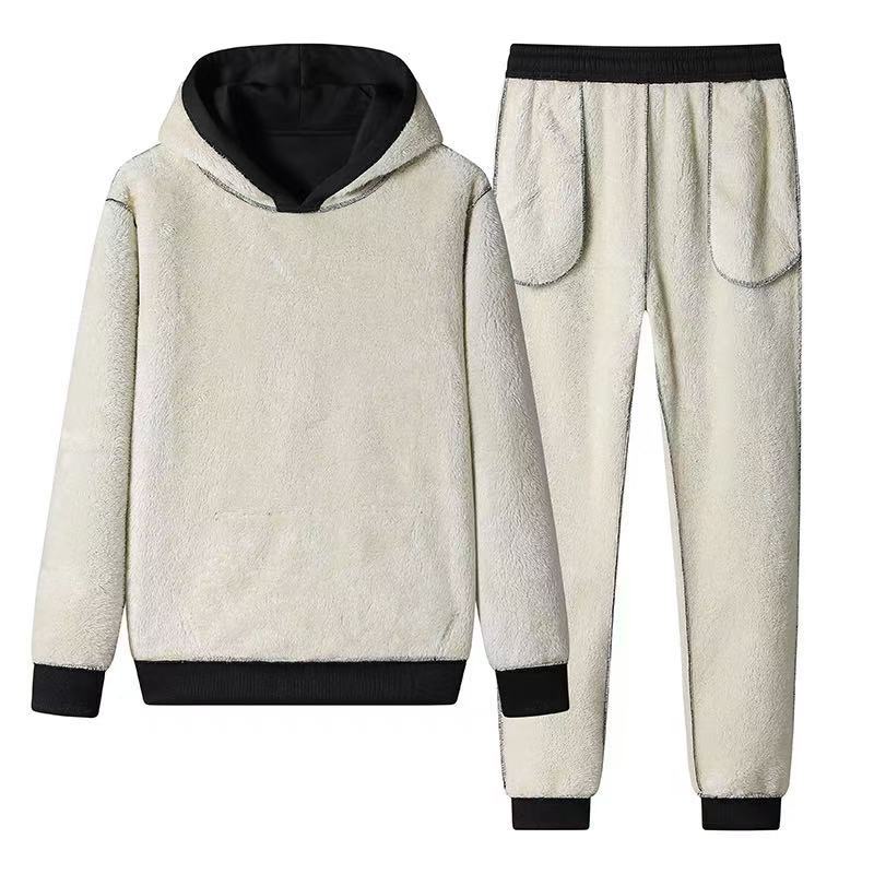 Fleece-lined Thickened Men's Tracksuit
