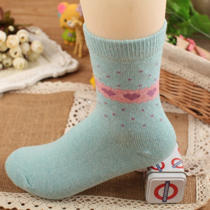 Wool socks thickened to keep warm socks