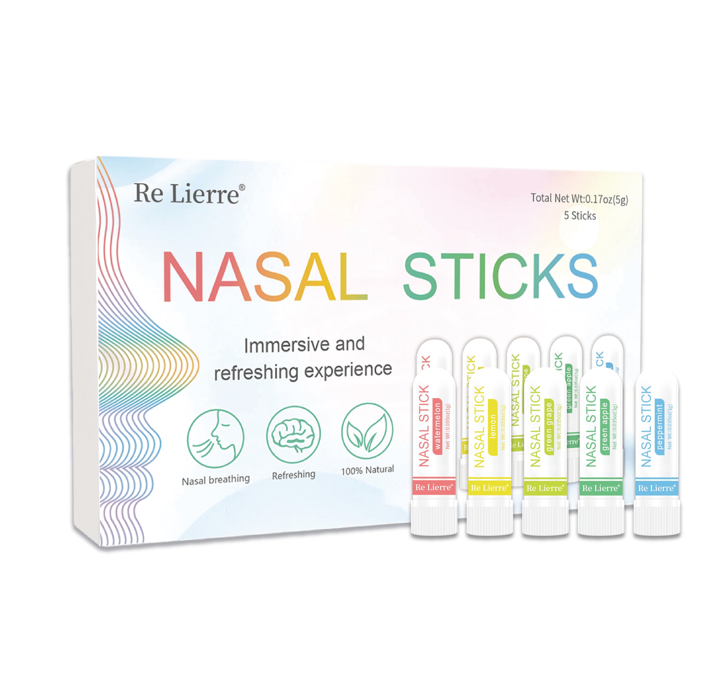 Re Lierre 5-in-1 Nasal  Energy Bar