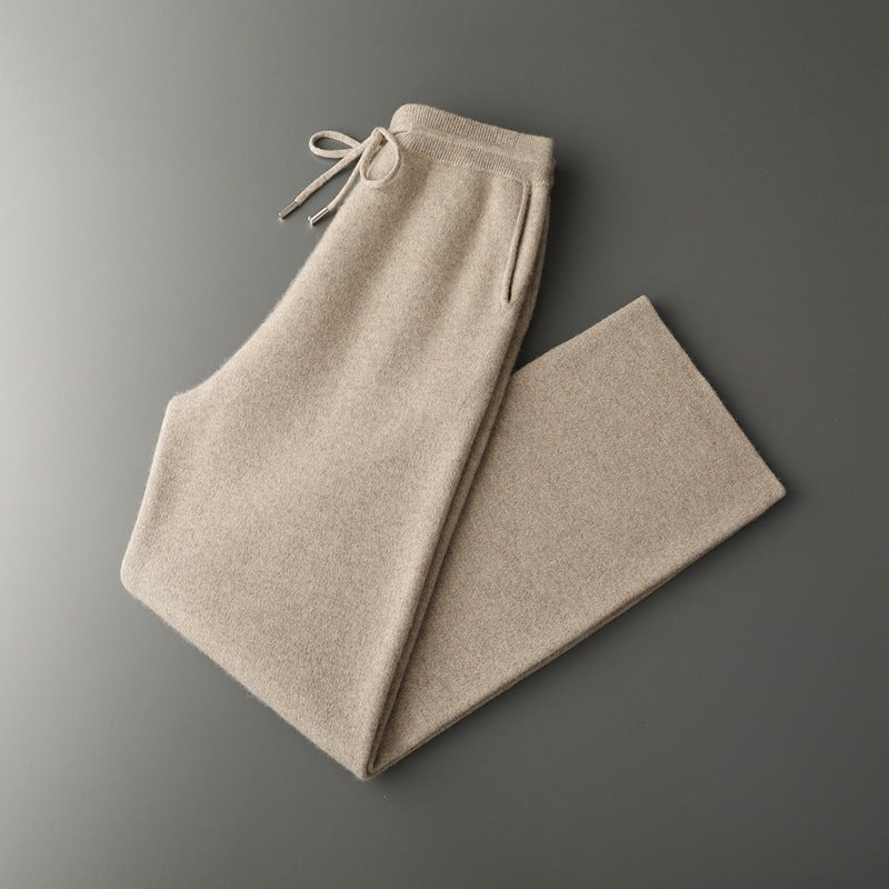 Thickened Casual Hooded Zip-up Cardigan Set