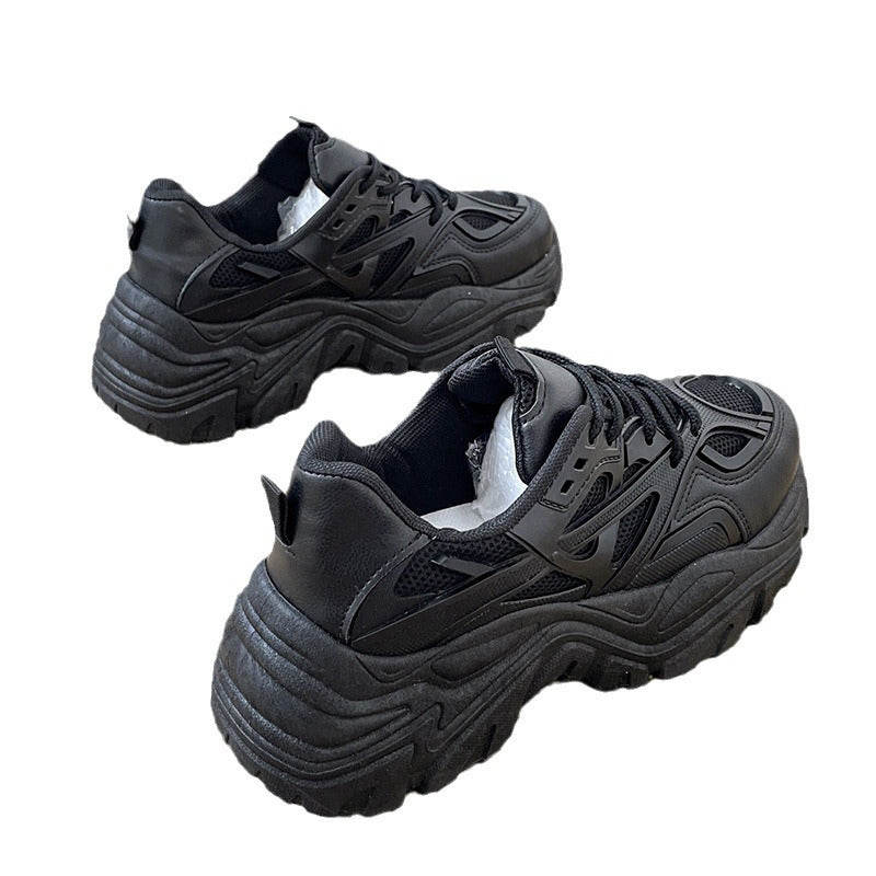 Thick-soled Breathable Single-lined Platform Dad Shoes