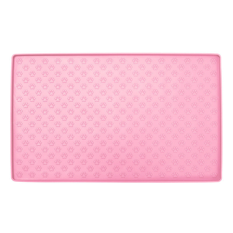 Spot Pet Mat, Waterproof And Easy To Clean Silicone Dog Mat, Cat Mat, Square Pet Placemat, Pet Supplies