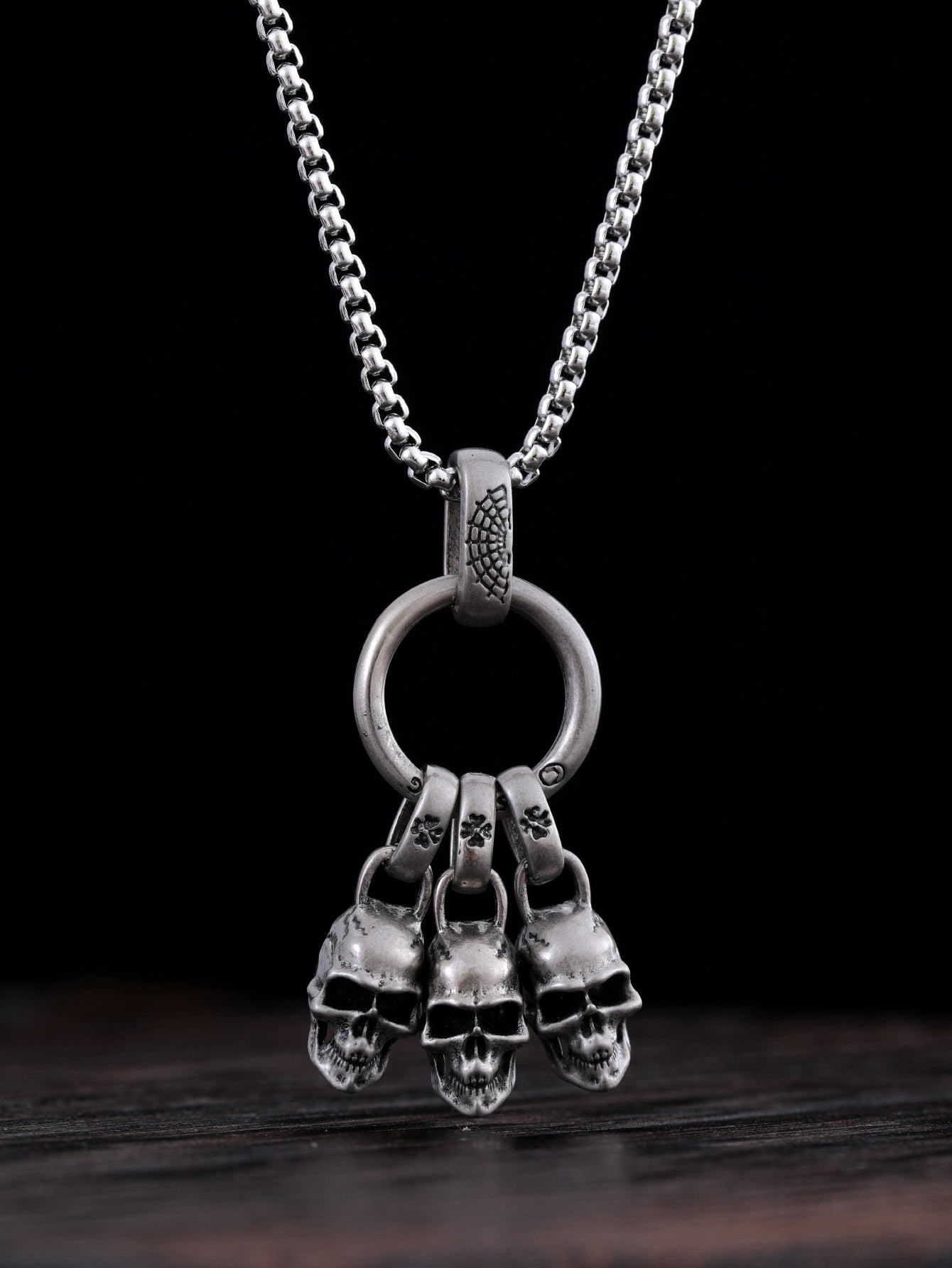 Men's Street Punk Trendy Vintage Pendant Necklace