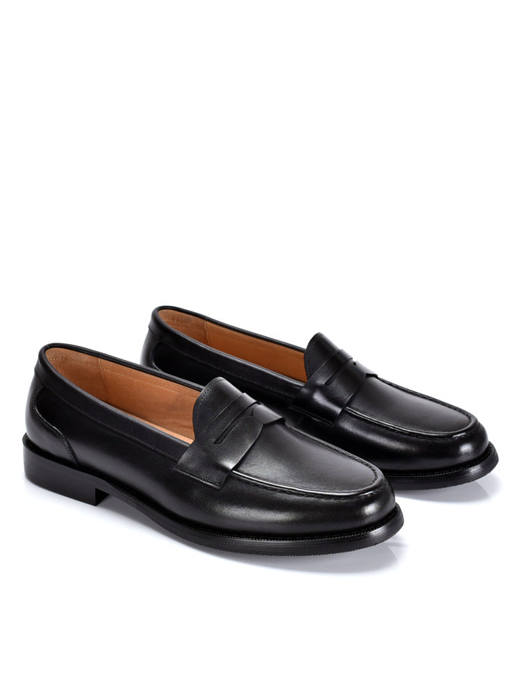 Mens British-style Vintage Slip-on Low-cut Loafers