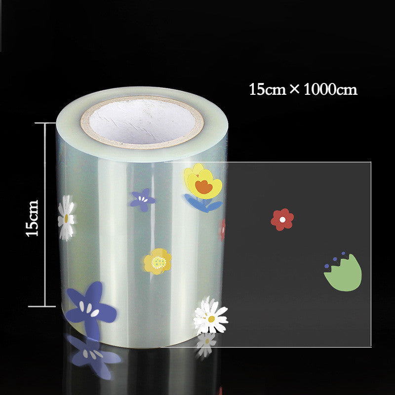 Cake transparent plastic packaging