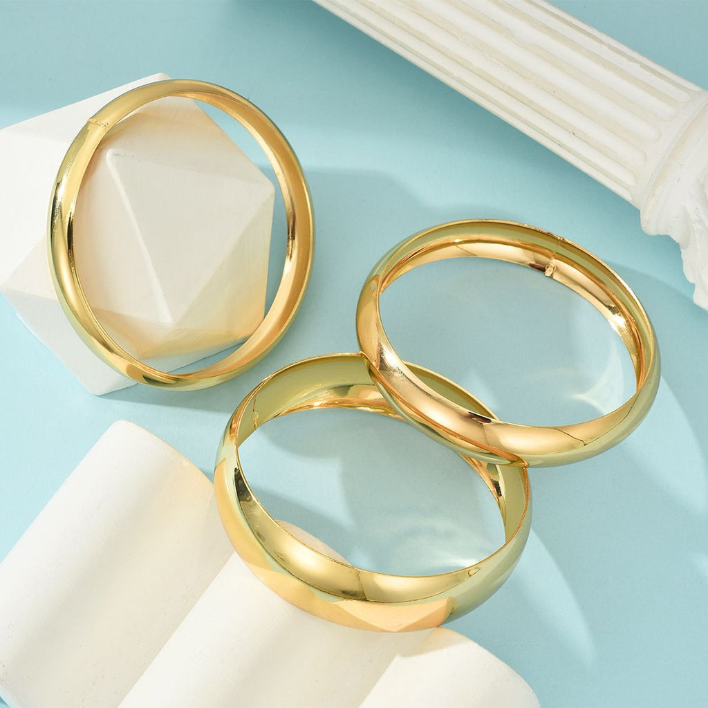 Women's Niche-style Geometric Bracelet Three-piece Set