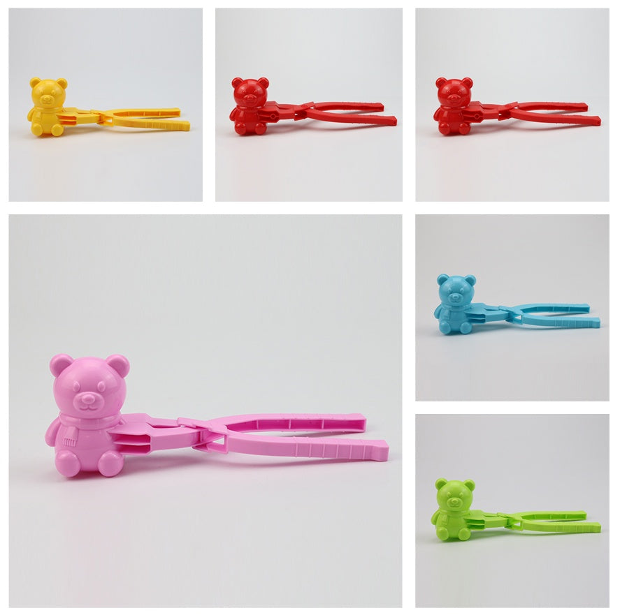 Toys Sport Creative Snow Snowball Maker Clip Maker Red Love Heart Shaped Snow Sand Mold Tool Winter Kid Valentines Day Gift Game