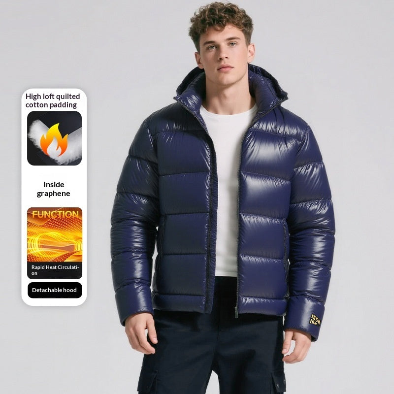 Mens Padded Insulated Winter Coat For Casual Wear