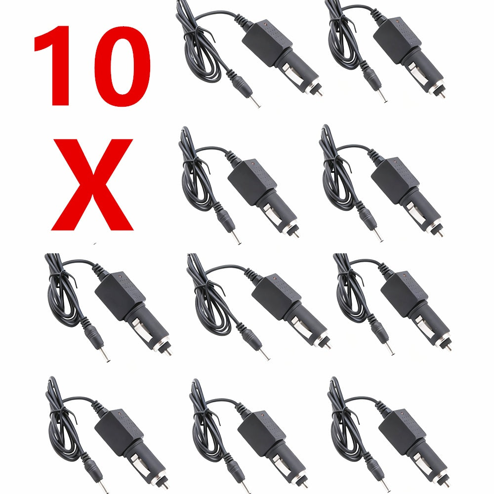 10 X 12V DC Car Charger Corded Power Adapter