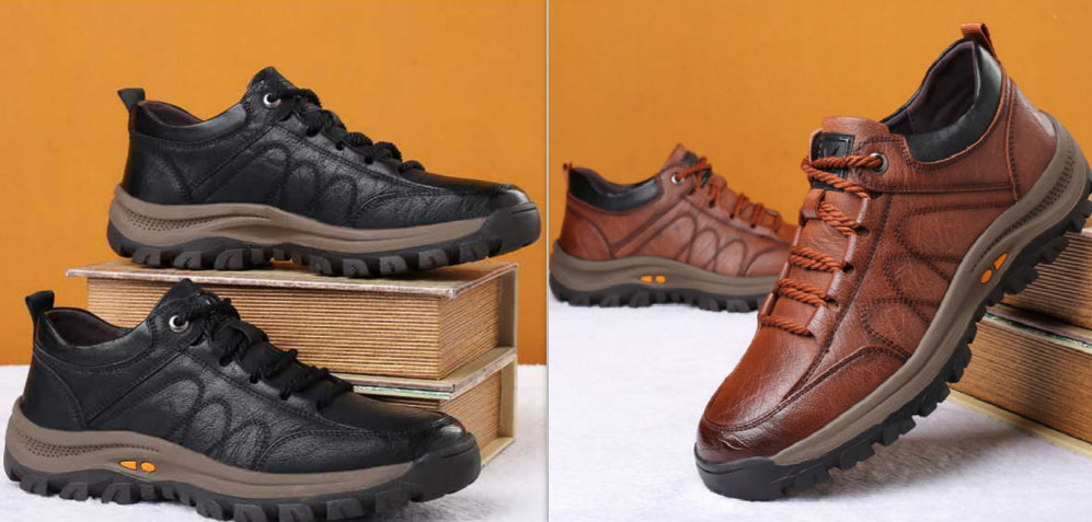 Casual Leather Shoes Outdoor Hiking Shoes