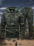 Outdoor Casual Sportswear Set Hoodie And Sweatpants Set