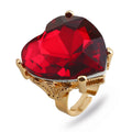 1 Piece Women's Fashion Personality Ring - Creative Heart Textured Open Adjustable Ring, Multi-Color Options Available, Perfect For Daily Wear, Versatile Styling & Gifting