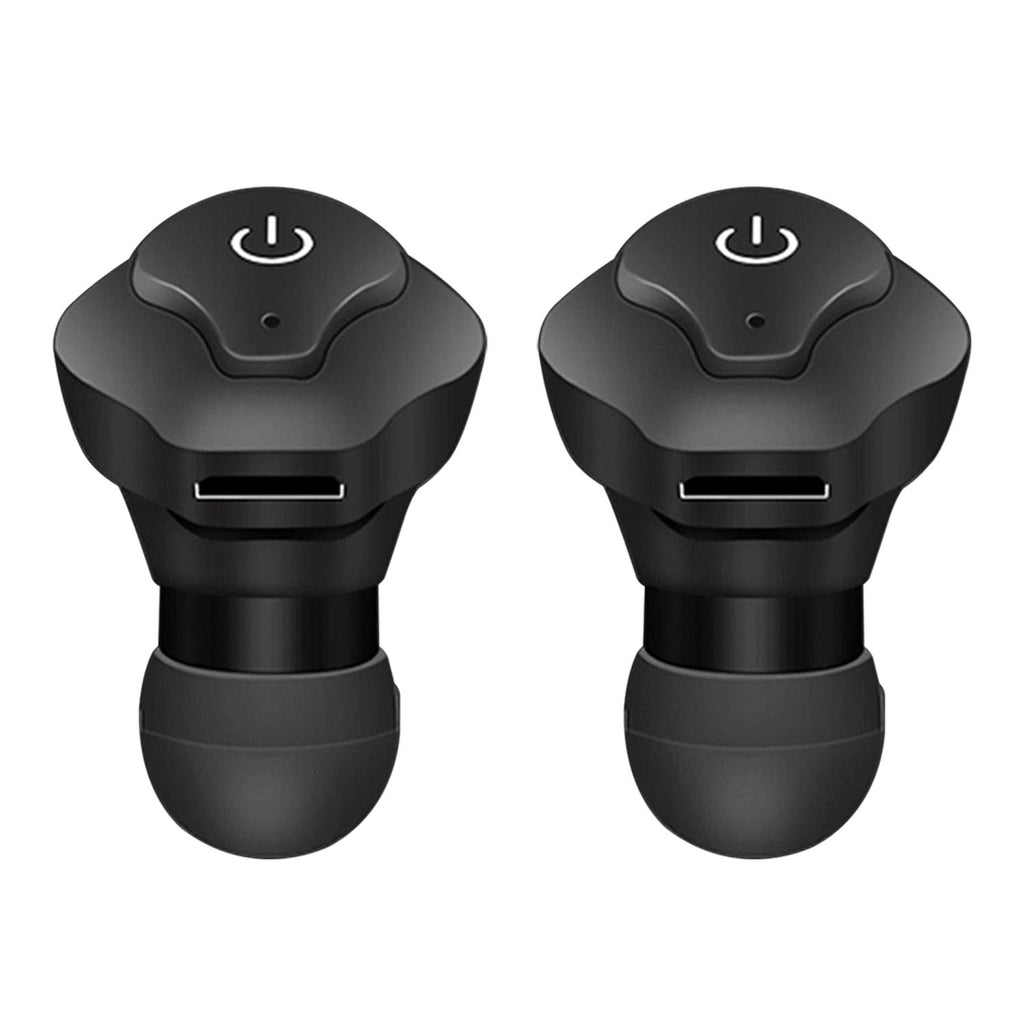 1 Pair True Wireless Earbuds CSR V4.2 In-ear Stereo Headsets IP44 Waterproof Apt-X TWS Headphones Noise Cancelling With Mic For Business Driving Walking