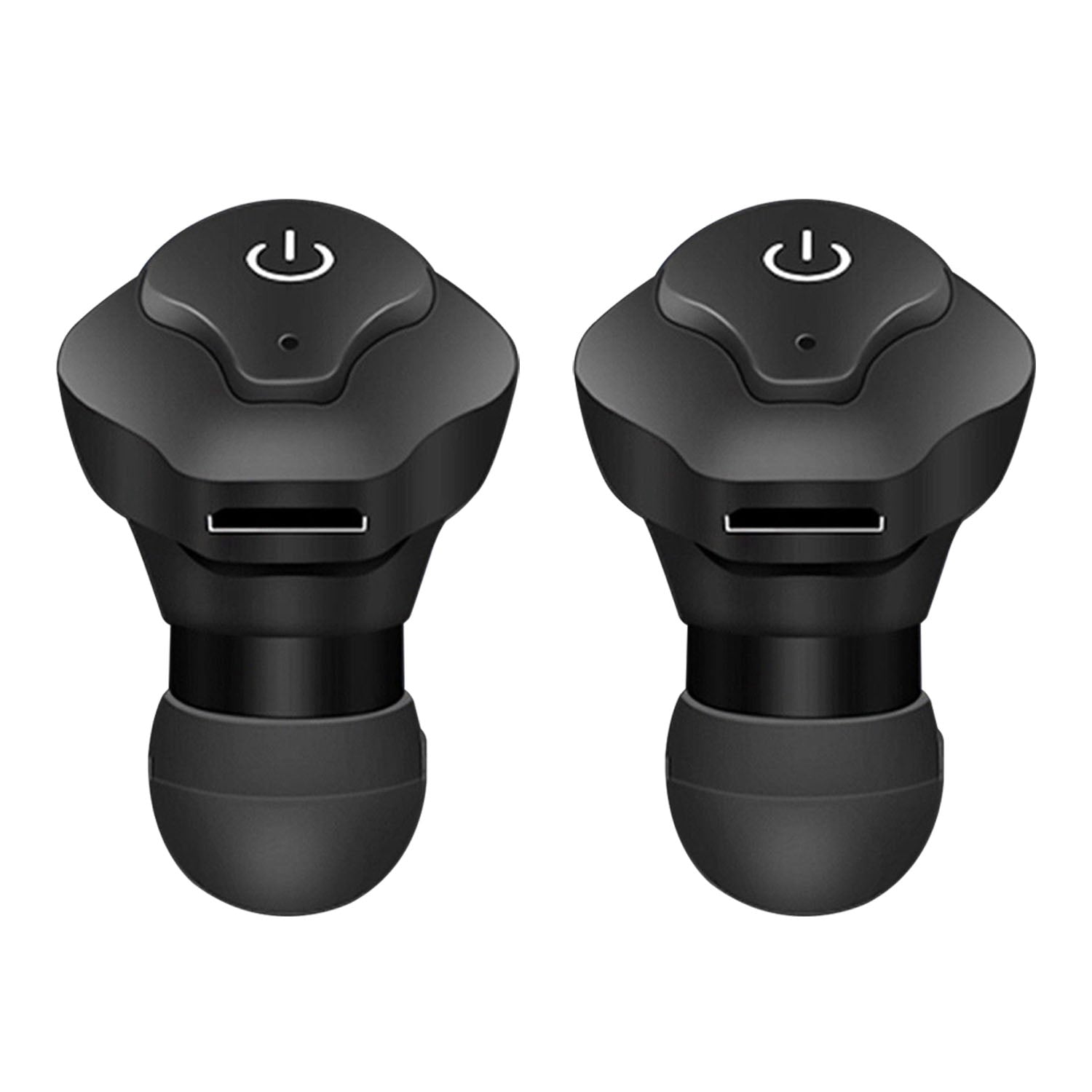 1 Pair True Wireless Earbuds CSR V4.2 In-ear Stereo Headsets IP44 Waterproof Apt-X TWS Headphones Noise Cancelling With Mic For Business Driving Walking