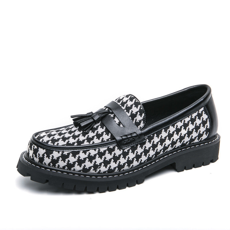 Business Fringed Leather Shoes Men's All-match Slip-on